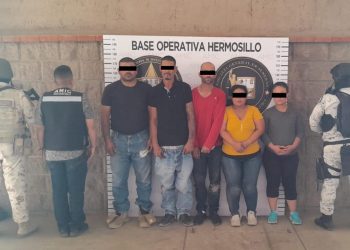 Operativo conjunto detiene a cinco personas y asegura narcótico en la colonia Tierra Nueva