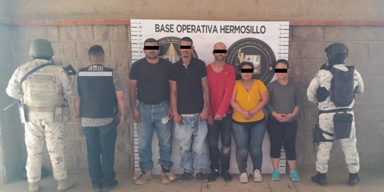 Operativo conjunto detiene a cinco personas y asegura narcótico en la colonia Tierra Nueva