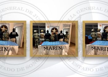 Fuerza de Tarea Interinstitucional (FTI) captura a dos individuos, asegura armas y narcóticos en cateos en Ciudad Obregón