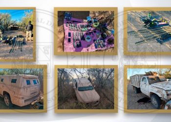 Operativo AMIC y DEFENSA en Altar detiene a individuo, asegura armamento, cartuchos y vehículos