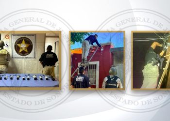 Operativo conjunto entre AMIC y DEFENSA asegura cámaras de videovigilancia ilegales en Cajeme