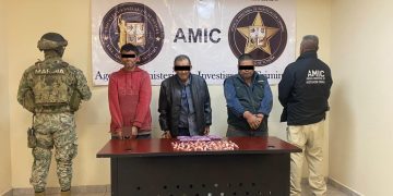 AMIC y SEMAR aseguran drogas y detienen a tres personas en San Luis Río Colorado