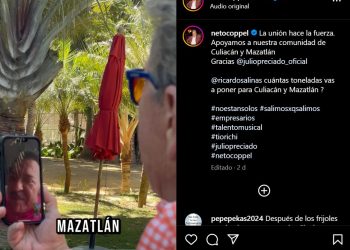 Neto Coppel y Julio Preciado se unen para apoyar a músicos en Mazatlán y Culiacán causada por la violencia