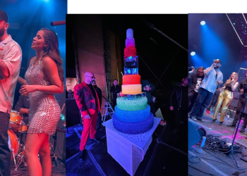 Echa Carín León la casa por la ventana en festejo de su novia Meylin Zúñiga en megafiesta en San Pedro El Saucito