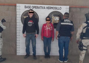 Detenidos dos presuntos narcomenudistas en Hermosillo