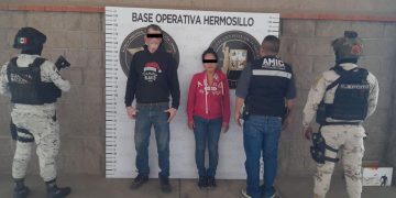 Detenidos dos presuntos narcomenudistas en Hermosillo