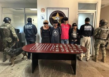 Fuerza de Tarea Interinstitucional (FTI) captura a cuatro personas y asegura droga en cateos