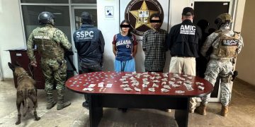 Cateos positivos en Ciudad Obregón: cinco detenidos y droga asegurada