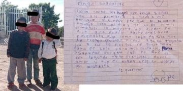 “No quiero nada para mí, solo que mis herman¡tos ya no tengan los tenis r0tos”; carta de un niño a Santa Claus.