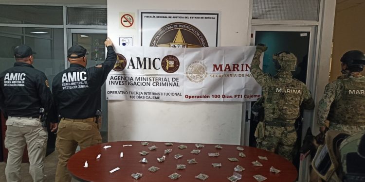 Fuerza de Tarea Interinstitucional efectúa cateo positivo en Cajeme