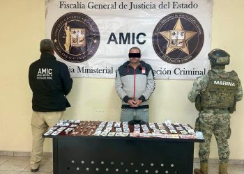 Operativo conjunto AMIC y SEMAR logra cateo positivo en San Luis Río Colorado
