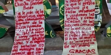 Narcomanta firmada por ‘Los Chapitos’ solicita ‘ayuda’ de Sheinbaum: ‘Se le pide que preste atención’