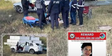 SE ACCIDENTAN EN TEPIC EN VEHÍCULO PROPIEDAD DEL HIJO DEL CHAPO GUZMÁN
