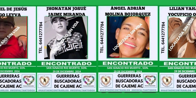 Identifican a jóvenes víctimas de la masacre en San Ignacio Río Muerto