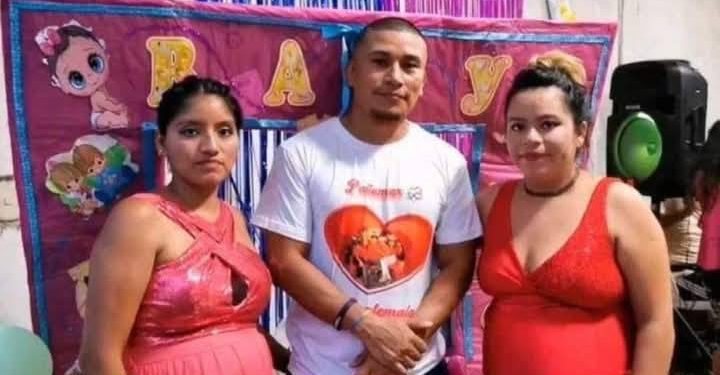 HOMBRE PRESUME A SUS DOS ESPOSAS EMBARAZADAS EN DOBLE BABYSHOWER