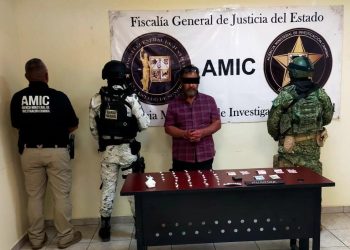 Capturan a presunto narcomenudista y aseguran droga en cateo en San Luis Río Colorado