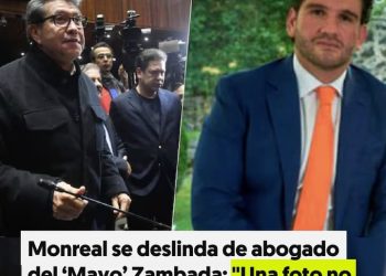 A PESAR DE QUE HAY MUCHAS FOTOS Y VIDEOS CON EL ABOGADO DEL MAYO EN EVENTOS DE MORENA, MONTREAL SE DESLINDA “MORENA NO TIENE PACTOS CON EL NARCO”