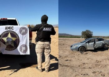 Captura AMIC a sujeto con armas tras enfrentamiento en Caborca