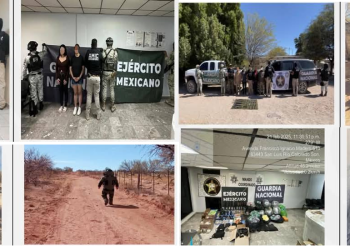 Detienen a 13 generadores de violencia y aseguran armas, parque y drogas en Sonora