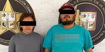 Captura AMIC a pareja implicada en maltrato infantil agravedo, violación y homicidio por omisión en Hermosillo
