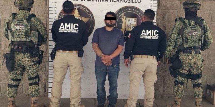 DETIENEN A SICARIO CON VARIAS CARPETAS DE INVESTIGACIÓN POR HOMICIDIOS EN HERMOSILLO