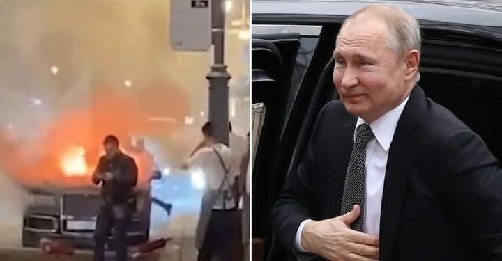 Atentado | Limosina de lujo de equipo de Putin explota en calles de Moscú