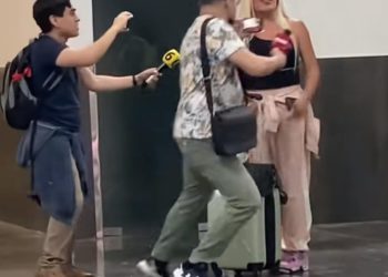 Reporteros estaban en plena entrevista con Wendy Guevara cuando, al ver llegar a una figura más famosa, ¡la dejaron hablando sola!