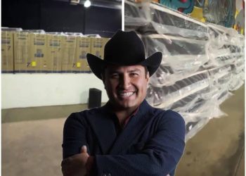 Julion Álvarez envió colchones y estufas para afectados por inundaciones en #Reynosa