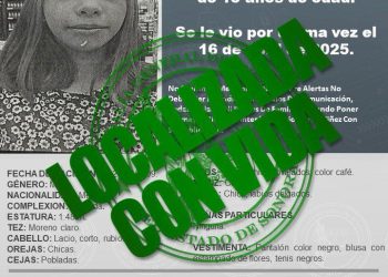 Localizada sana y a salvo adolescente con reporte de Alerta Amber en Nogales