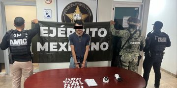 Operativo conjunto AMIC-DEFENSA-PESP asegura droga, cámaras y captura de un sujeto en Cajeme