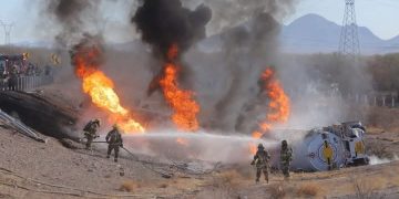 Trágico accidente en libramiento Guaymas-Hermosillo: muere conductor de pipa