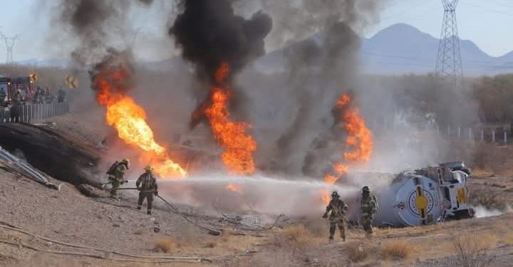 Trágico accidente en libramiento Guaymas-Hermosillo: muere conductor de pipa