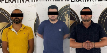 Captura AMIC a tres imputados por desaparición con resultado de muerte de varias víctimas localizadas en carretera 26 y El Choyudo