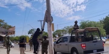 Operativo interinstitucional asegura 14 cámaras de videovigilancia “parásitas” en Ciudad Obregón