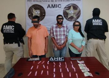 Cateo en San Luis Río Colorado deja tres detenidos y aseguramiento de droga