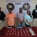 Cateo en San Luis Río Colorado deja tres detenidos y aseguramiento de droga