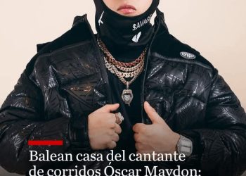 BALEAN EL DOMILICIO DE LA FAMILIA DEL CANTANTE OSCARMAYDON EN BAJA CALIFORNIA