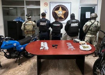 Aseguran armamento, droga y motocicletas en cateo coordinado en Ciudad Obregón