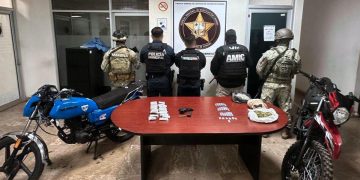 Aseguran armamento, droga y motocicletas en cateo coordinado en Ciudad Obregón