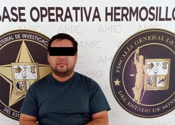 Realiza UECS cateo y captura a sujeto por tentativa de extorsión agravada y daños en Hermosillo