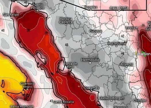 ¡CALOR INFERNAL! HASTA 50° SE ESPERAN EN SONORA